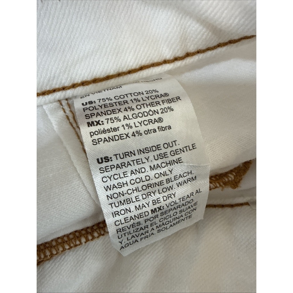 NEW Chico's Palazzo Wide Leg Jean Pants Women's 2.5R Boho Vacation Coastal Money - Picture 7 of 8